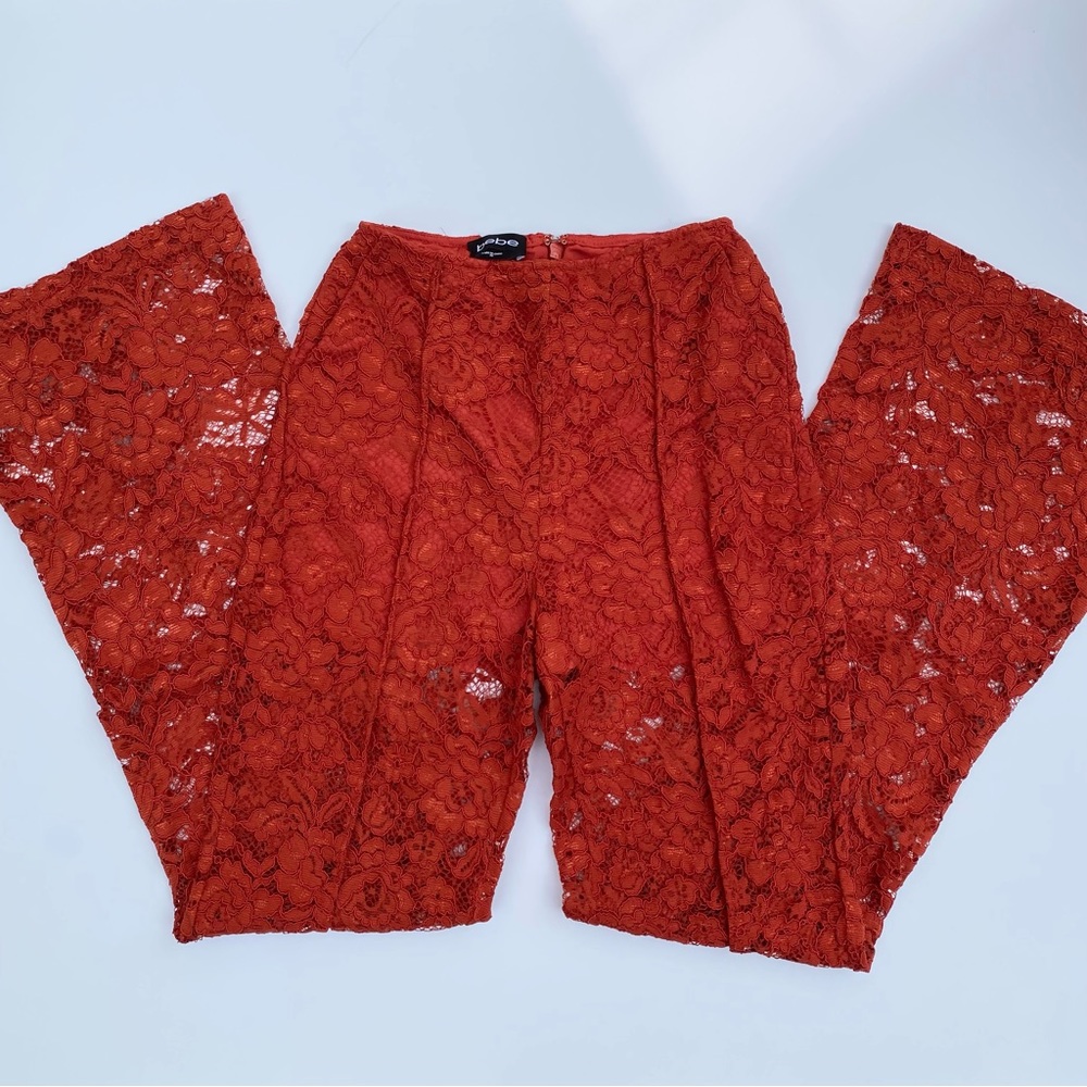 Bebe Lace Flare Pants
